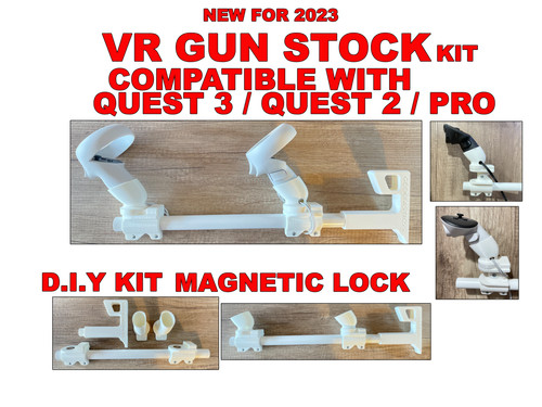 Gun stock fits oculus quest - stock,