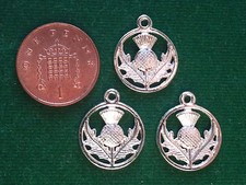 10 Thistle Charms - bright