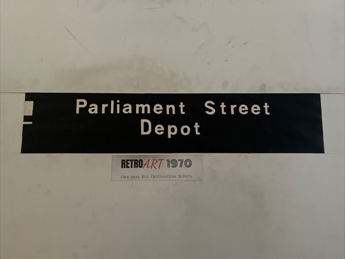 Parliament street depot - parliament,