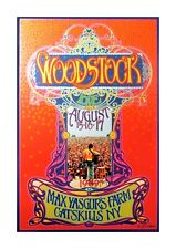 Woodstock 2 A4 concert poster with choice of frame