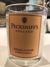 PECKSNIFFS Scented Jar Candle ?Ginger Flower & Patchouli Limited Edition 100g