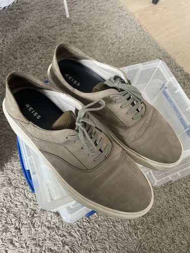 Used reiss leather - used:, plimsoles