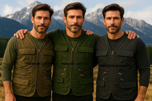 Men multi pocket lined - men's,