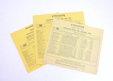 Bus Coach Timetable Sheet