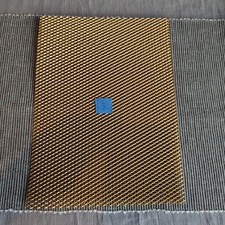 Vintage expanded Metal Vent mesh grille Speaker amplifier Radio  Size A4 #3 gold