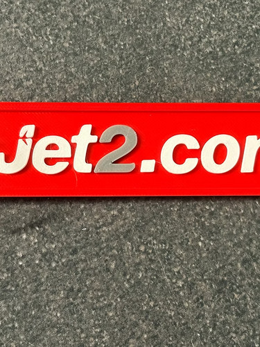 Jet2 inspired key ring