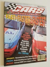 Cars and Car Conversions Magazine February 1995 Escort Scimitar GTE Sunny Mini