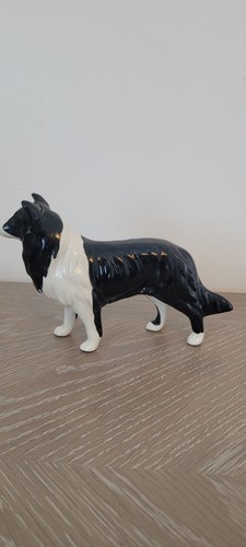 Border collie figurine - border,