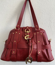 Chloe Chloé Red Authentic Kerala Leather Shoulder Bag Vintage Handbag