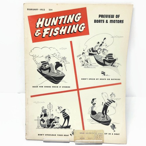 Vintage february 1953 hunting - february,