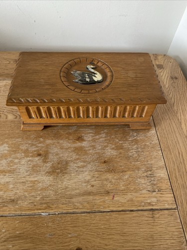 Vintage swiss thorens wooden - swiss,