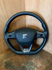 Seat Leon Flat Bottom Multifunction Steering Wheel & Airbag FR 5F Mk3 Warranty