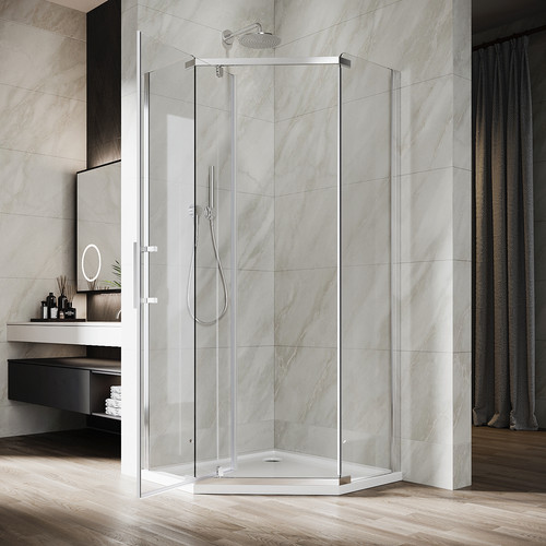 Pentagonal shower enclosure - pentagonal,