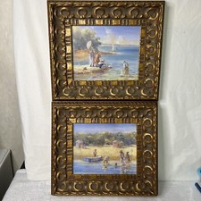 Lot 2 Prof Framed Judy Grave Talacko Prints Gentle Breeze Shoals Skirts Sails