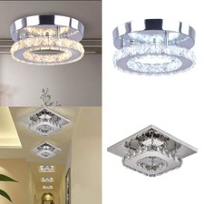 1/2x LED Crystal Ceiling Light