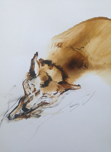 Original signed ink sketch - original,