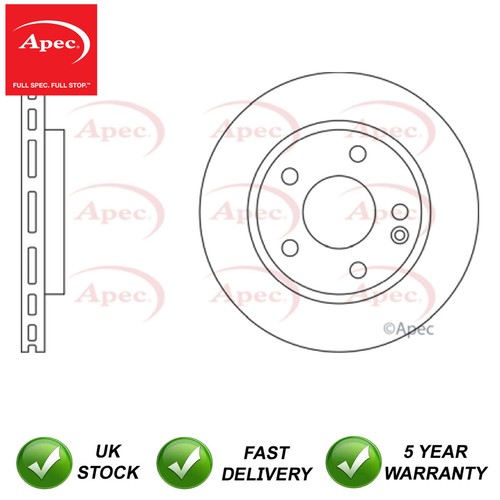 Brake disc front - apec, fits