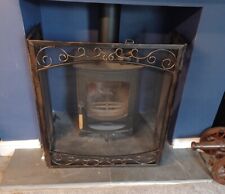Fire Screen Brushed Bronze