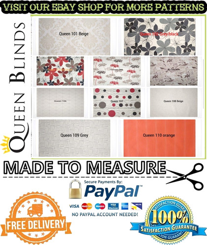 Floral roller blinds made - roller, -made