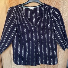 Whitestuff womens blue blouse
