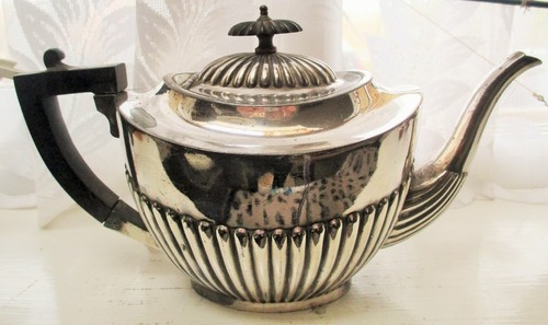 Teapot silver plate georgian - silver,