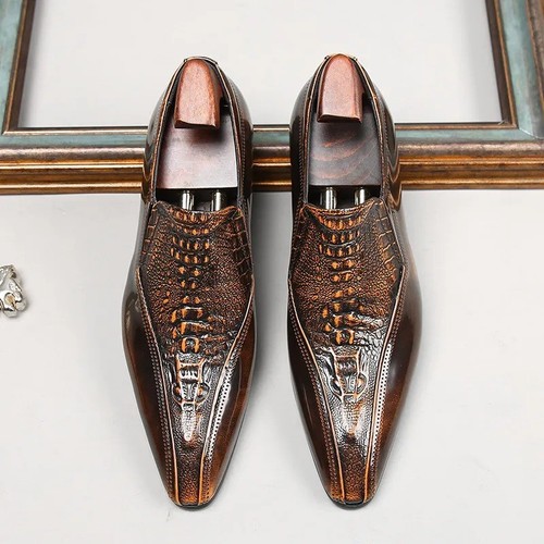 Handmade men croc pattern - croc,