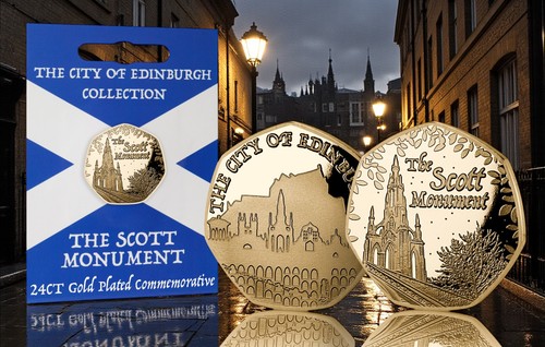 The scott monument - scott, gold