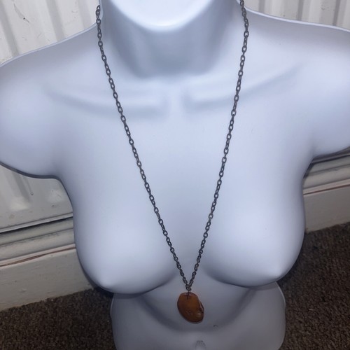 Vintage amber necklace - vintage,