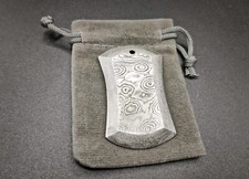 Damascus Steel Dog Tag Pendant
