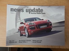 Porsche News Update UK brochure - September 2007 (Leeds) Cayenne GTS Cayman S