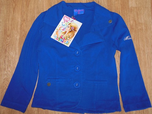 Mim girl jacket - pi, blue
