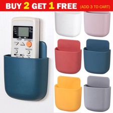 Wall Mounted Smart TV Remote Control Holder  Home Office Organiser Storage Case