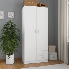 Wardrobe White 80x52x180 cm