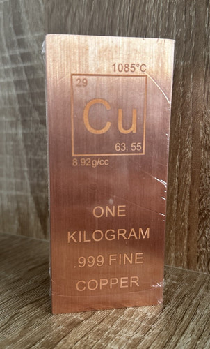 1kg copper bars for investment - copper,
