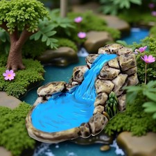 Blue Miniature Fairy Garden
