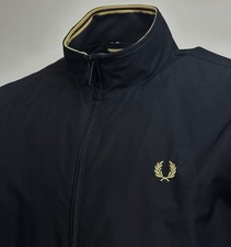 Fred Perry | Tipped Brentham Jacket Large (Black) Terraces 90s Casuals Scooter