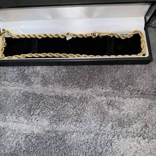 Men gold rope chain - men’s,