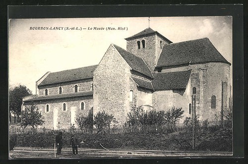 Old postcard bourbon - old, bourbon-lancy