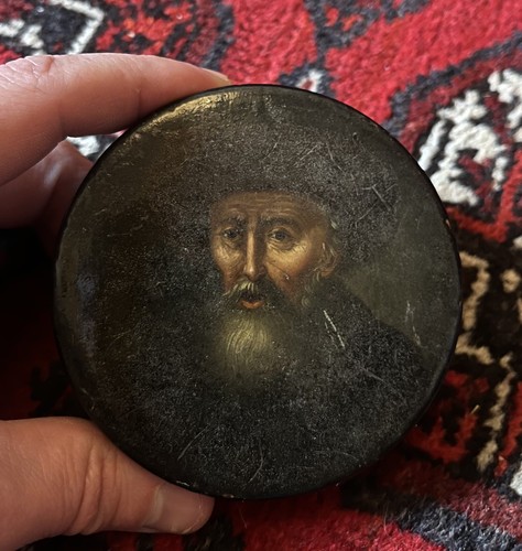 Snuff box papier - papier, painted