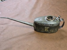 Vintage Rare Kayes No18 - 3/4pt - Pie Crust Oil Can / Oiler. vintage oil can