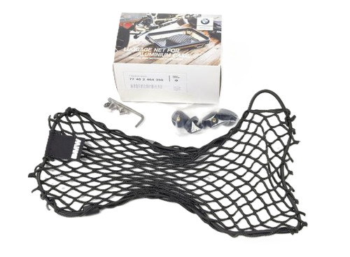 Bmw luggage net - luggage, aluminium