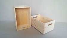 Plain Wood 2x Box Storage