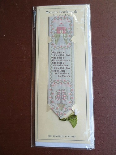 Cash silk bookmark sampler - bookmark,