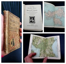 c. 1920 - British Isles Touring Atlas Road & Cycle MAPS - J. G. Bartholomew
