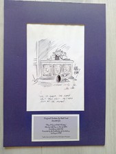 Noel Ford, signed original pen/ink cartoon "Bishop"