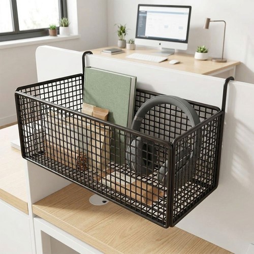 Metal bedside storage - bedside, basket