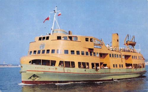 Old shipping postcard m v - old,