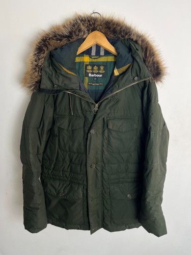 Barbour morton parka quilted - barbour,