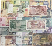 MALAWI BANK NOTES - CHOICE OF