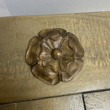 Tudor Rose Wood Carving